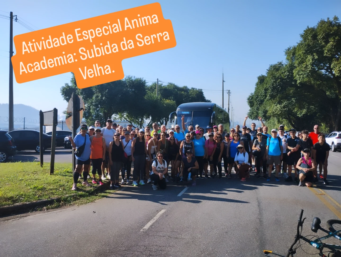 Subida da Serra Velha com equipe Anima Academia